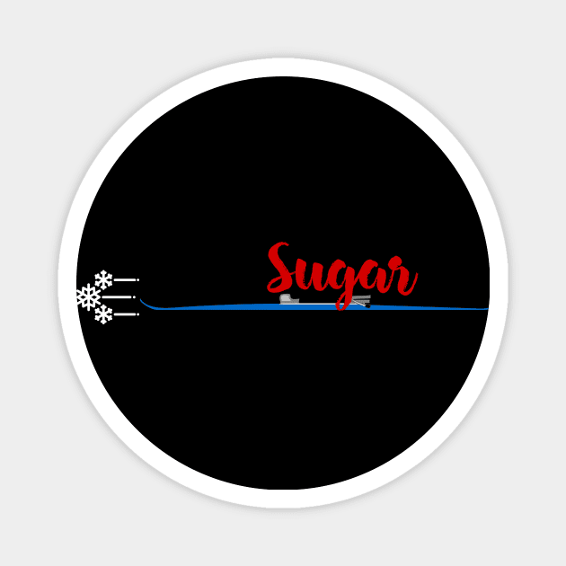 Ski Sugar, United States Magnet by ArtDesignDE